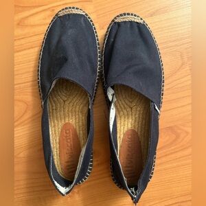 Viscata Barcelona Navy Espadrille Shoes Handmade In Spain Size 44/11****